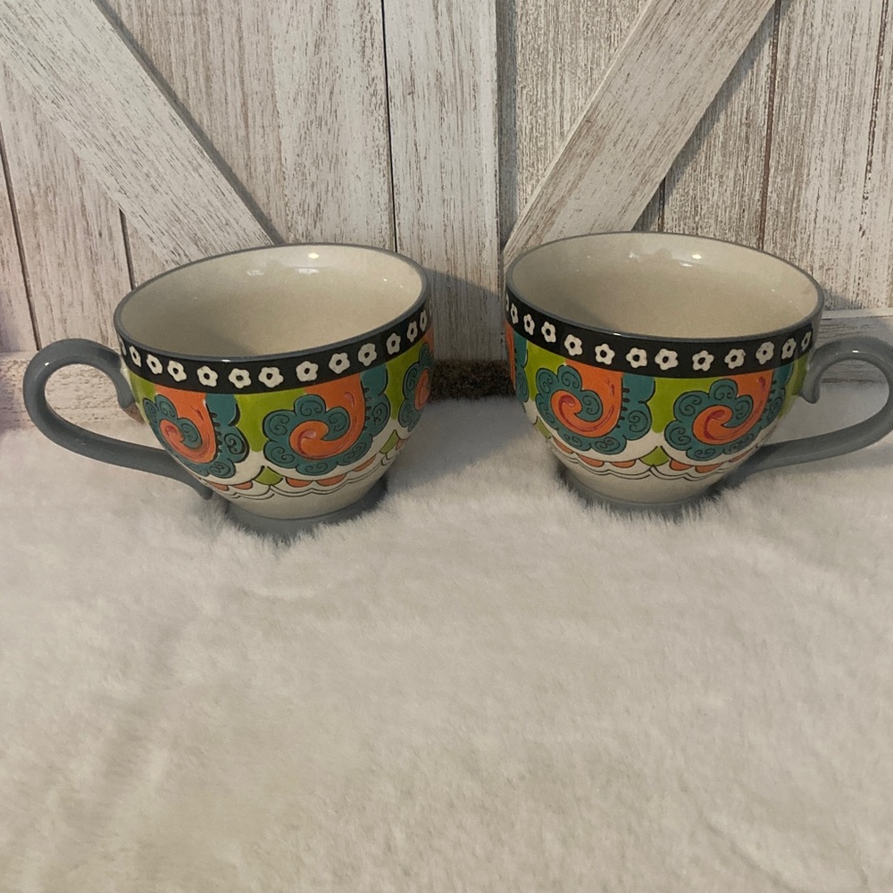Colorful Ceramic Mugs Set